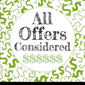 All offers considered